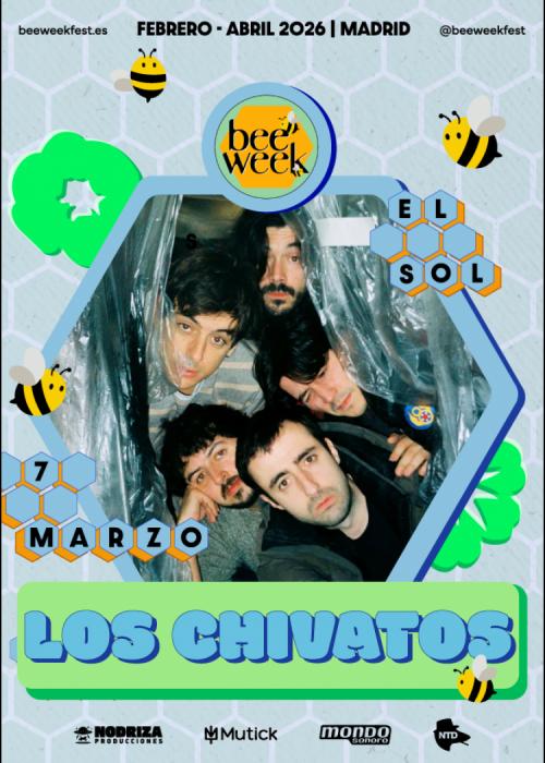 Cartel de Concierto de Los Chivatos en Madrid
