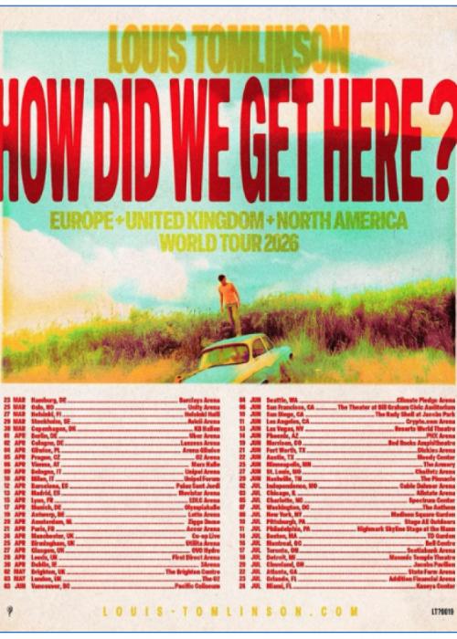 Cartel de Concierto de Louis Tomlinson en Barcelona