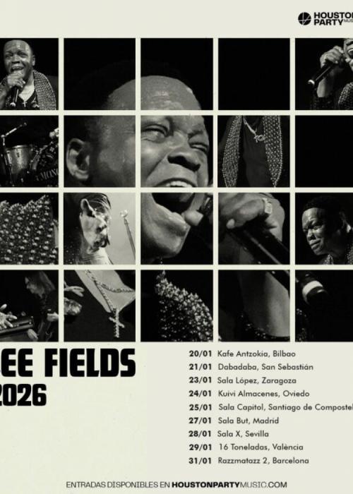 Cartel de Concierto de Lee Fields en Donostia - San Sebastián