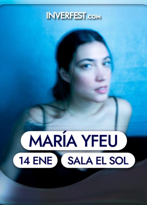 Cartel de Concierto de María Yfeu en Madrid