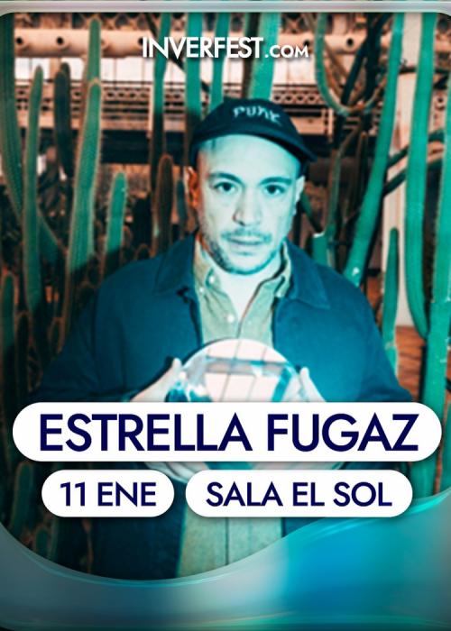 Cartel de Concierto de Estrella Fugaz en Madrid