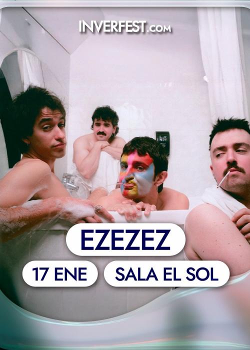 Cartel de Concierto de EZEZEZ en Madrid