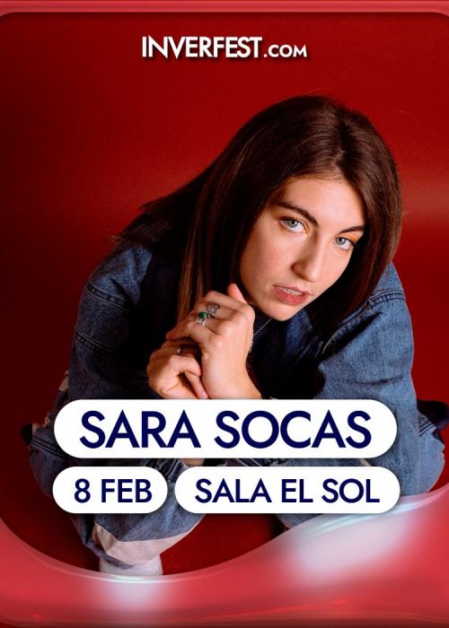 Cartel de Concierto de Sara Socas en Madrid