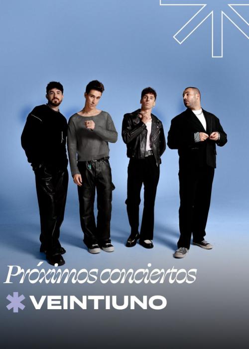 Cartel de Concierto de Veintiuno en Salamanca