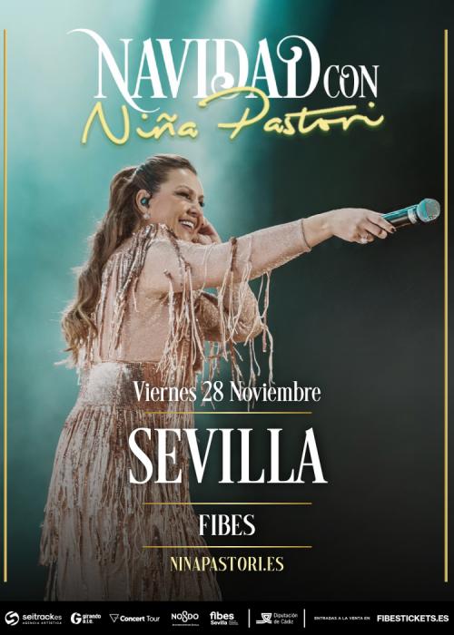 Cartel de Concierto de Niña Pastori en Sevilla
