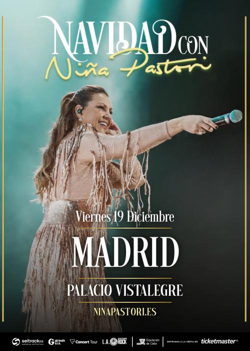 Cartel de Concierto de Niña Pastori en Madrid