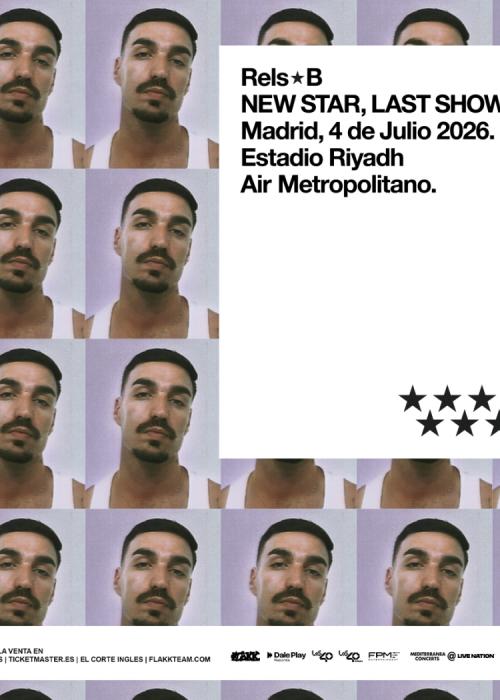 Cartel de Concierto de Rels B en Madrid