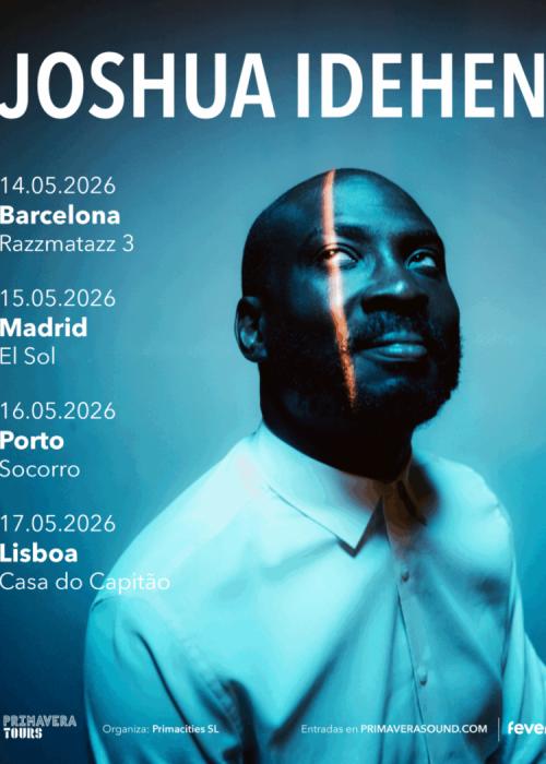 Cartel de Concierto de Joshua Idehen en Madrid