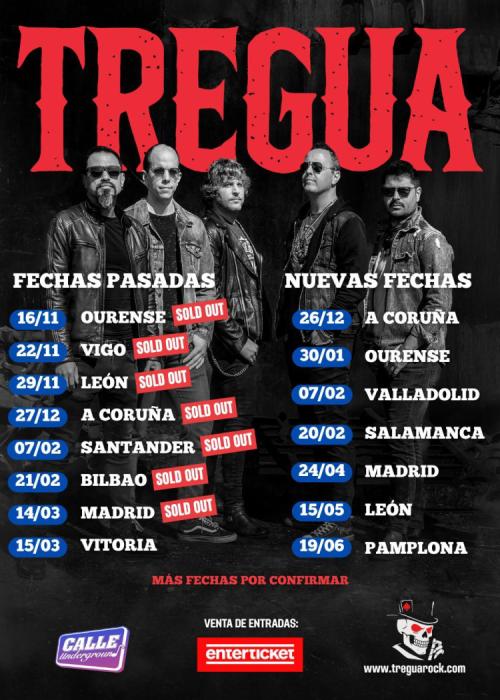 Cartel de Concierto de Tregua en León