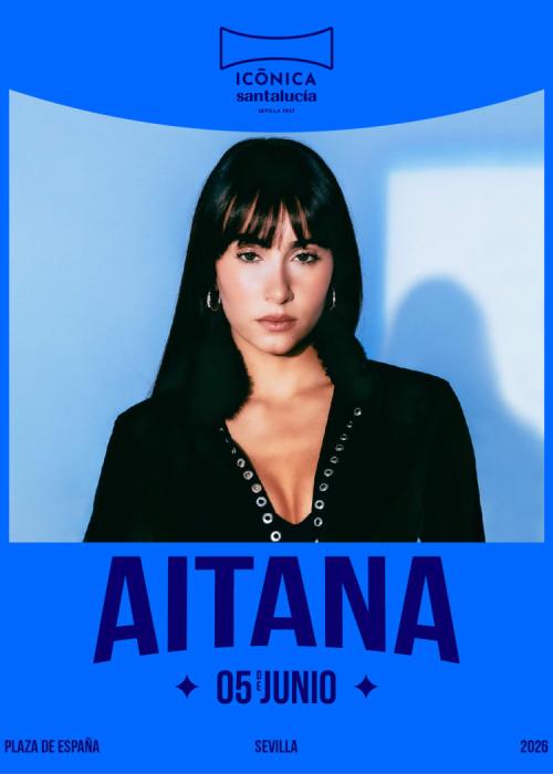 Cartel de Concierto de Aitana en Sevilla