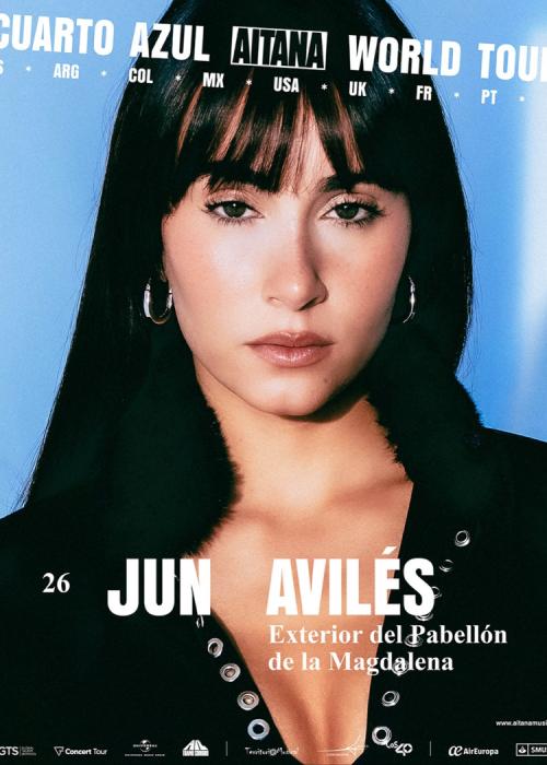 Cartel de Concierto de Aitana en Avilés
