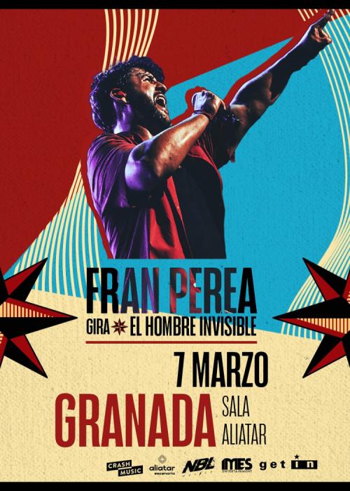 Cartel de Concierto de Fran Perea en Granada