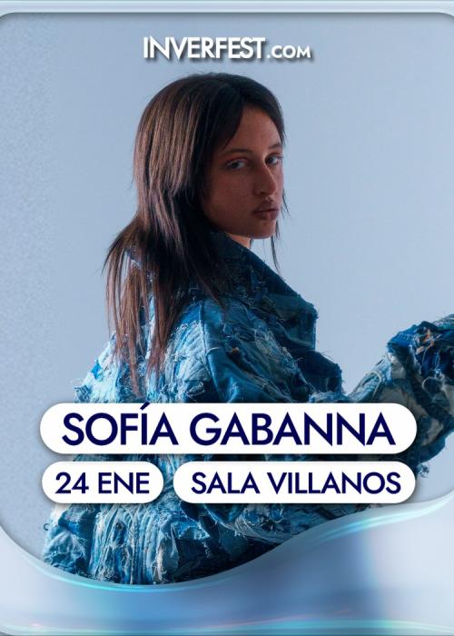 Cartel de Concierto de Sofía Gabanna en Madrid