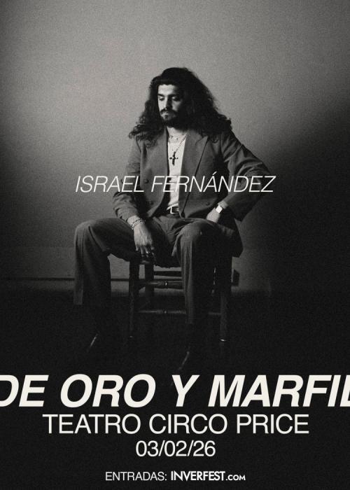 Cartel de Concierto de Israel Fernández en Madrid