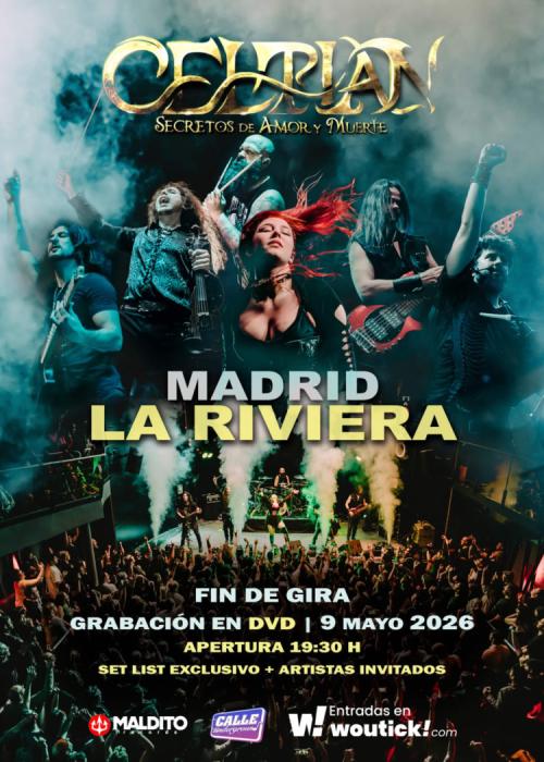 Cartel de Concierto de Celtian en Madrid