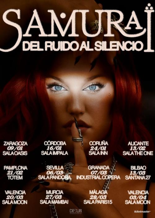 Cartel de Concierto de Samuraï en Valencia (Segunda Fecha)