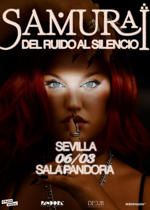 Cartel de Concierto de Samuraï en Sevilla