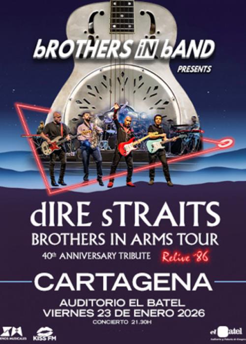 Cartel de Concierto de bROTHERS iN bAND en Cartagena