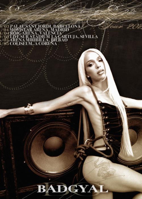 Cartel de Concierto de Bad Gyal en Bilbao