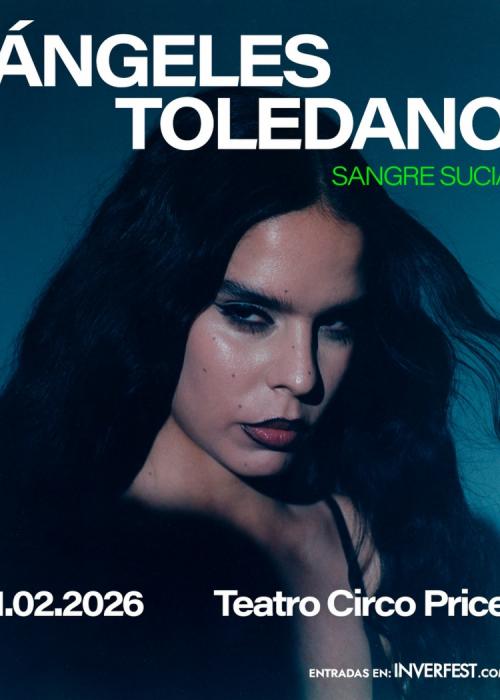 Cartel de Concierto de Ángeles Toledano en Madrid