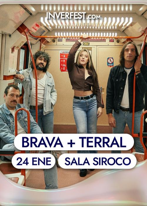 Cartel de Concierto de Brava + Terral en Madrid