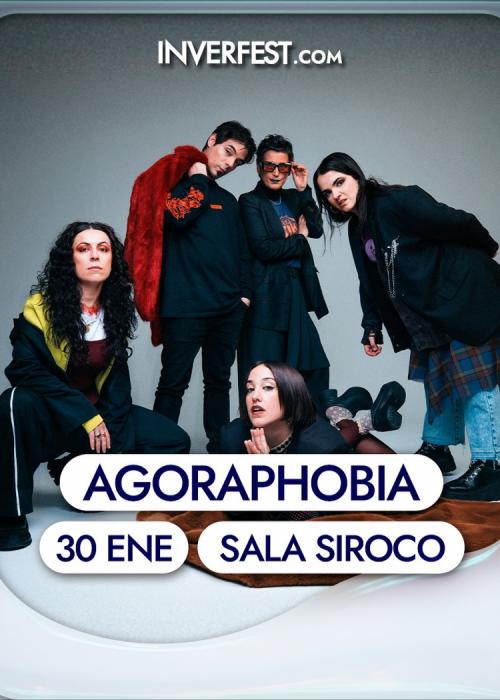Cartel de Concierto de Agoraphobia en Madrid