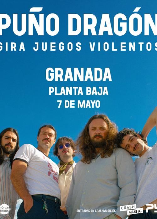 Cartel de Concierto de Puño Dragón en Granada