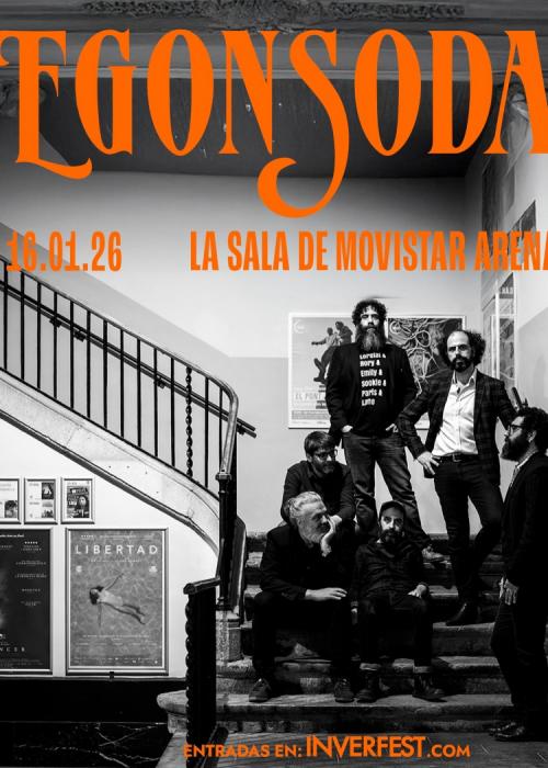 Cartel de Concierto de Egon Soda en Madrid