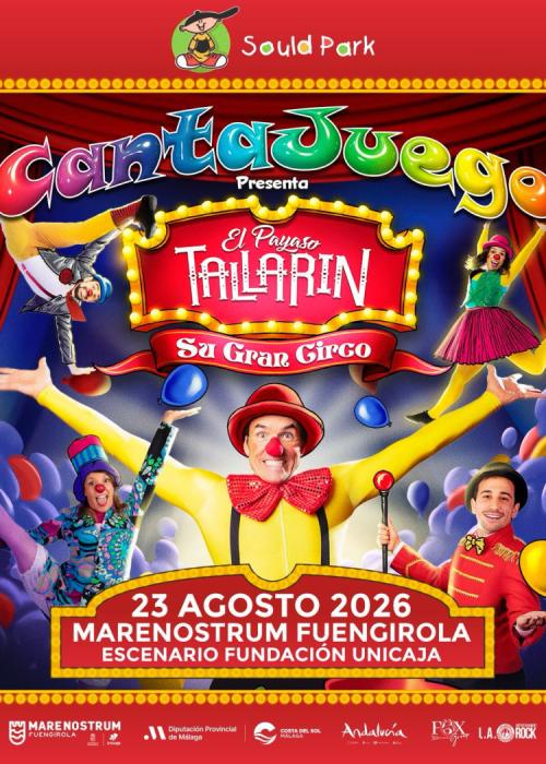 Cartel de CantaJuego en Marenostrum Fuengirola