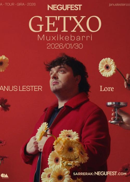 Cartel de Concierto de Janus Lester en Bilbao