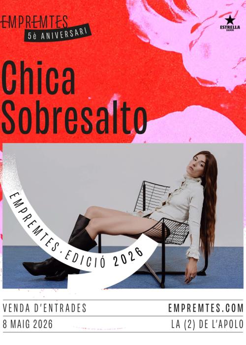 Cartel de Concierto de Chica Sobresalto en Barcelona