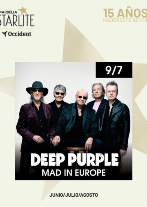 Cartel de Concierto de Deep Purple en Marbella