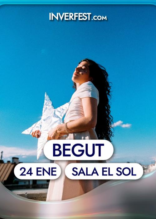 Cartel de Concierto de Begut en Madrid
