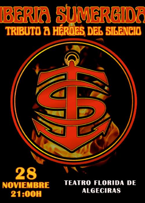 Cartel de Concierto de Iberia Sumergida en Algeciras