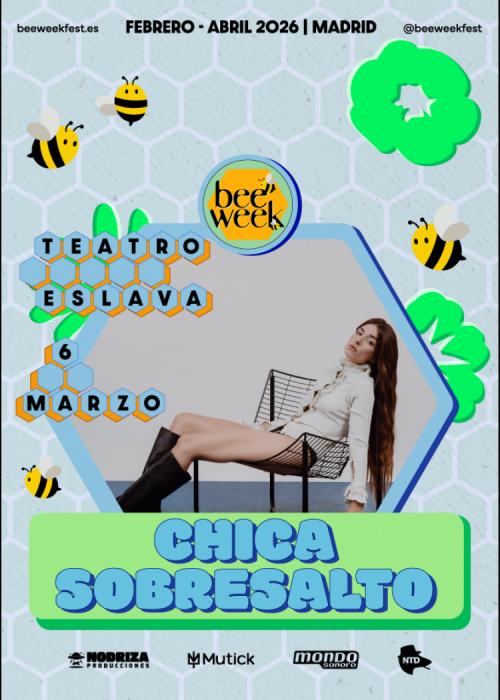 Cartel de Concierto de Chica Sobresalto en Madrid