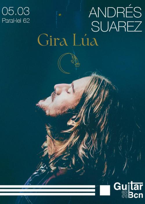Cartel de Concierto de Andrés Suárez en Barcelona