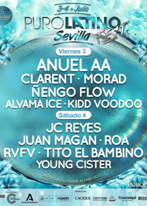 Cartel de Puro Latino Sevilla Fest 2026