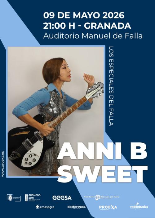 Cartel de Concierto de Anni B Sweet en Granada