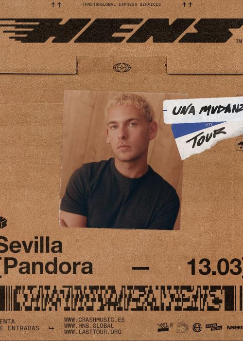 Cartel de Concierto de Hens en Sevilla