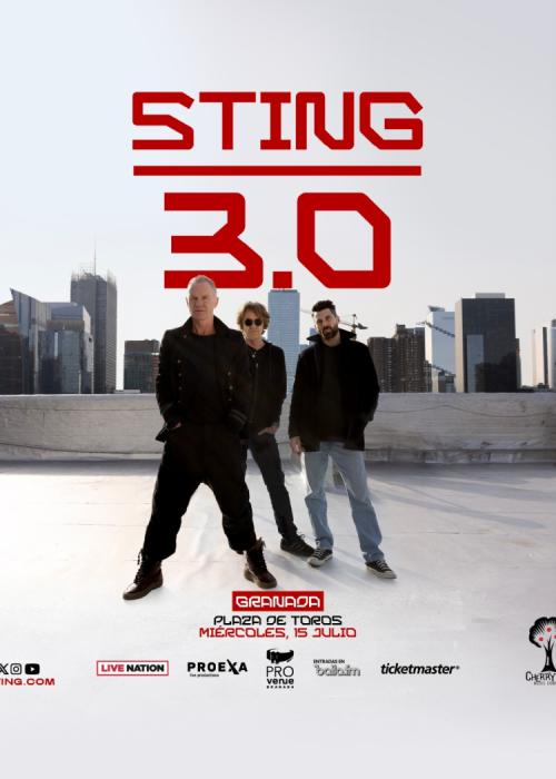 Cartel de Concierto de Sting en Granada