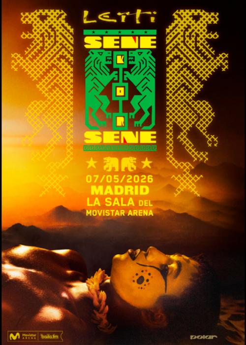 Cartel de Concierto de Leïti en Madrid