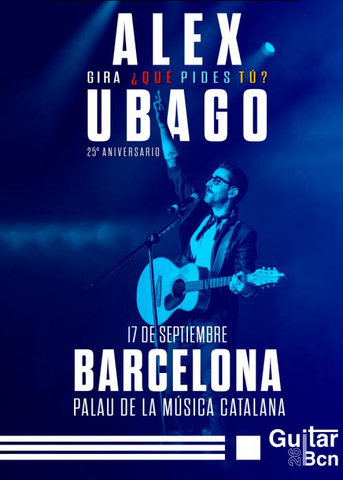 Cartel de Concierto de Álex Ubago en Barcelona