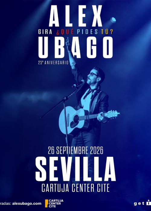 Cartel de Concierto de Álex Ubago en Sevilla