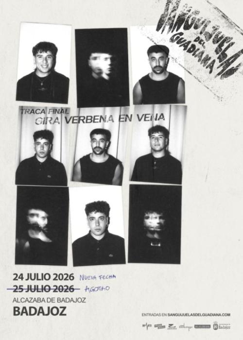 Cartel de Sanguijuelas del Guadiana en Badajoz (Nueva Fecha)