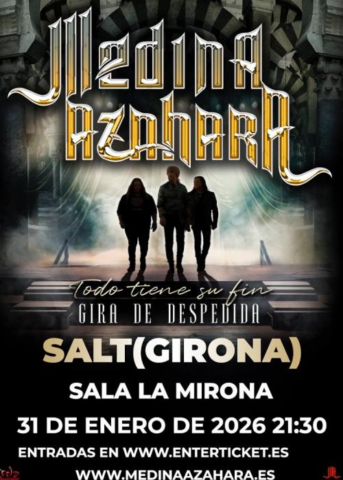 Cartel de Concierto de Medina Azahara en Girona