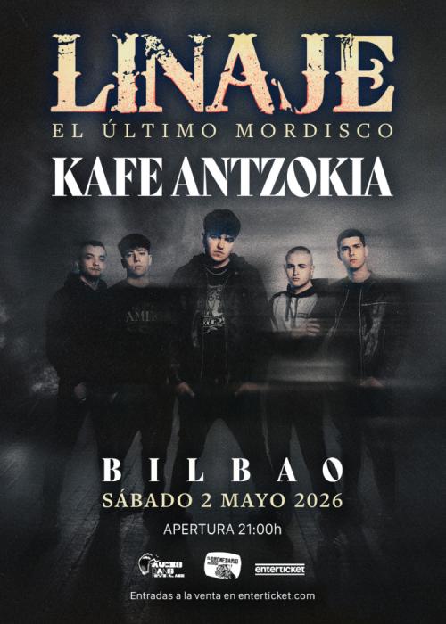 Cartel de Concierto de Linaje en Bilbao