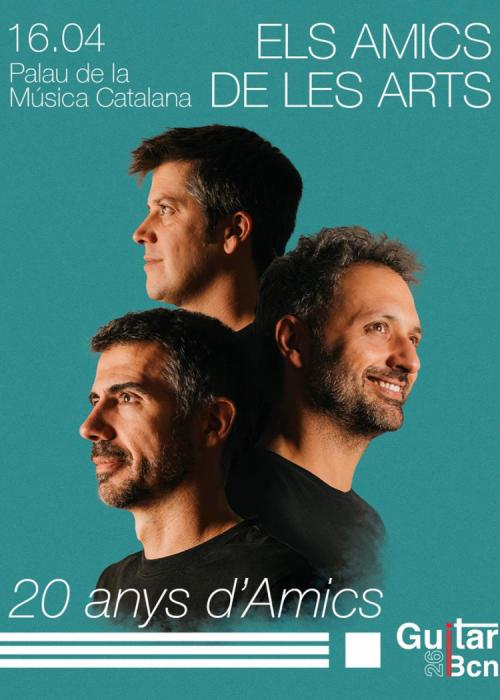 Cartel de Concierto de Els Amics de les Arts en Barcelona