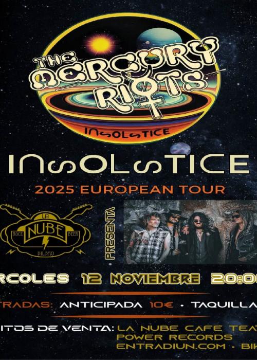 Cartel de Concierto de THE MERCURY RIOTS en Bilbao