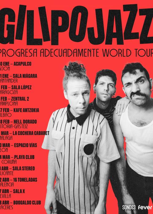 Cartel de Concierto de Gilipojazz en Cáceres