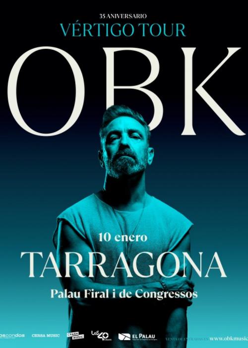 Cartel de Concierto de OBK en Tarragona